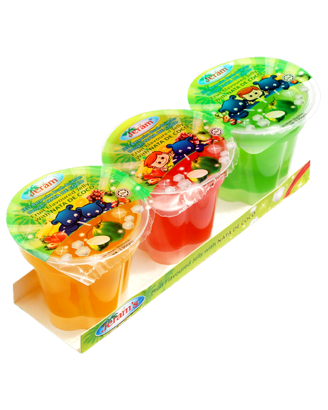 Jeram's Fruit Flavoured Jelly With Nata de Coco 390G (130G X 3's ...