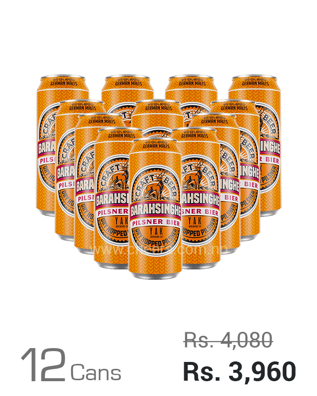 Barahsinghe Craft Pilsner 500ML x 12 Cans Barahsinghe Craft Pilsner 500ML x 12 Cans